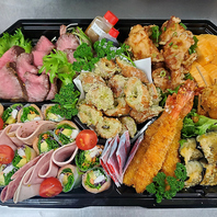【テイクアウト】豪華オードブル＆種類豊富な仕出し弁当