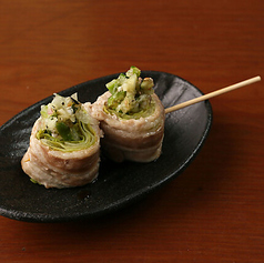 【蒸】レタスの豚巻き串（1本）