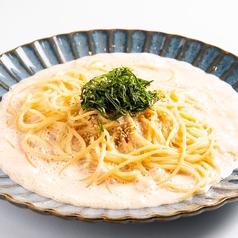 明太子のクリームパスタ