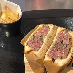 京・A5和牛ロースステーキサンド