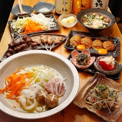 炭火焼鳥まこ家なんば3号店のコース写真