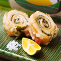 料理メニュー写真&nbsp;煮穴子湯葉巻き