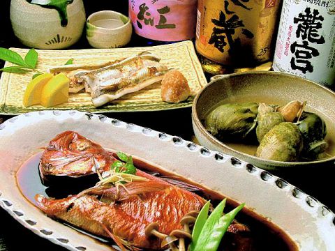 海釣り歴30年のご主人が伊豆方面で釣ってきている魚料理をぜひご堪能ください