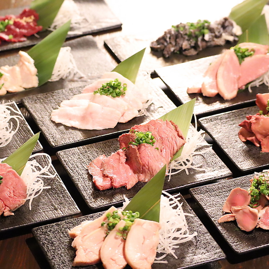 真空低温調理の『肉刺し』★普段では中々味わえない食感と、肉本来の美味しさを是非ご堪能ください！
