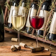 こだわりのワインを多数ご用意！お料理に合わせてどうぞ