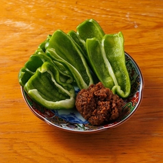 パリパリ冷やしピーマン 肉味噌和え