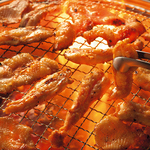 【鶏セセリ焼き】プリプリ食感の鶏の首部分の肉を、特製味噌ダレでもみこんで炙りました!!