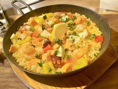 地中海シーフードパエリア