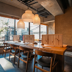 《お1人様でも気兼ねなくご利用いただけるカウンター席です◎》