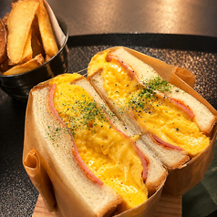 ふわとろたまごのハムサンド
