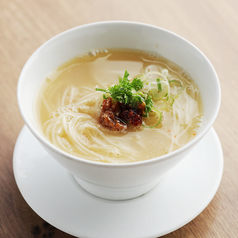 鶏パイタンスープのミニラーメン