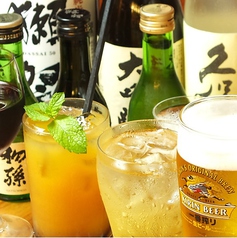 日本酒、焼酎はもちろん、クラフトビールなど多種多様！