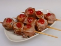料理メニュー写真&nbsp;豚バラ梅しそ巻き串