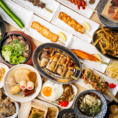 【衝撃プライス★140種食べ飲み放題2500円～】もんじゃ・たこ焼き・焼き鳥・餃子・海鮮・唐揚げが全部食べ放題の贅沢コースをご用意しております！バラエティ豊富な屋台メニューも揃い、各種宴会が盛り上がること間違いなしです♪