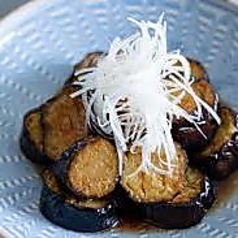 揚げナスポン酢
