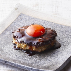 龍の卵を使ったお月見つくね