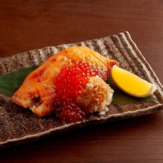 いくらとトロ鮭の塩麹焼き