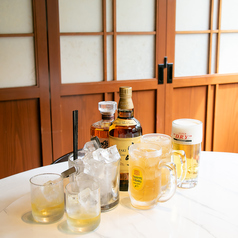 山崎12年などのウイスキーや豊富な紹興酒をご用意◎