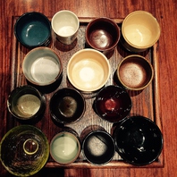 日本酒のぐいのみはお選びいただけます