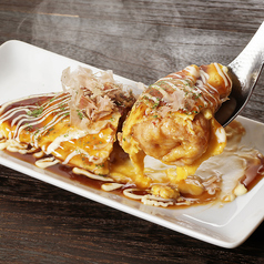 タコ焼きinオムレツ