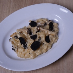 ポルチーニとトリュフリゾット 