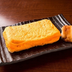 真っ赤卵だし巻き