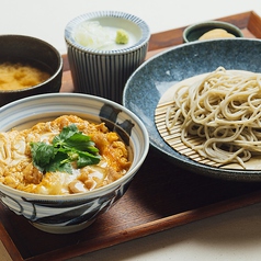 蕎麦と鶏 はんさむのおすすめランチ1