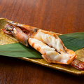 料理メニュー写真 天然海老の鬼殻焼き1尾