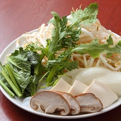 野菜盛り合わせ追加