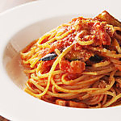 茹で上げのスパゲティ各種の写真