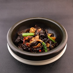 豚肉とキクラゲの四川風炒め