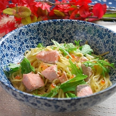 【秋限定】秋鮭ととびこのわさびクリームパスタ