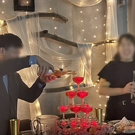 夢のような空間で特別なひとときを・・・。