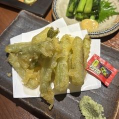 よなよな専用！？「悪魔の野沢菜天ぷら」
