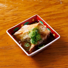 焼きアゴ出汁で味わう厚揚げ豆腐