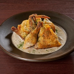 スプリングチキン トリュフ香るキノコソース