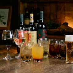 飲み放題メニュー充実！