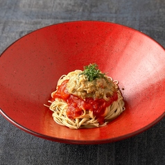 蟹味噌トマト素麺
