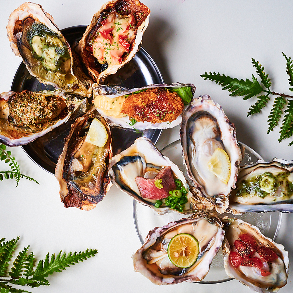 【牡蠣の全てを食らい尽くせ！】生・焼き・揚げなどの牡蠣創作♪『牡蠣のコース』充実しております！