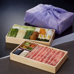 和牛霜降肉しゃぶしゃぶセット 2人前