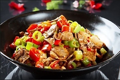 サンラー豚レバーの焼き鍋