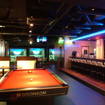 話題のゴルフマシンが1台！貸切パーティーでは、映像出力も可能です。