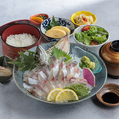 【こだわり御膳】さばきたて新鮮！活あじご膳