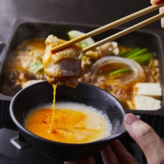 薩摩軍鶏もも肉の九州とろ玉すき焼き