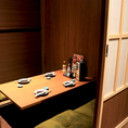 少人数でも個室でゆったり♪宴会・飲み会に。個室席なのでプライベート感たっぷり。くつろぎながら海鮮を楽しめる居酒屋。