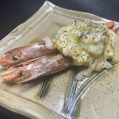 赤海老の炭火チーズ焼き