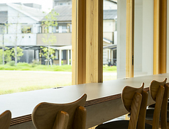 開放感あふれるカウンター席☆