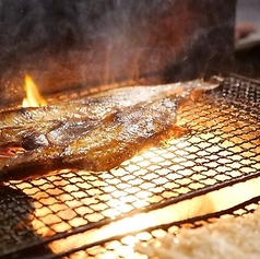 縞ホッケの炭火焼き