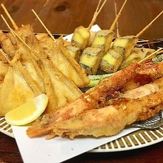 海鮮串揚げ5種盛合わせ