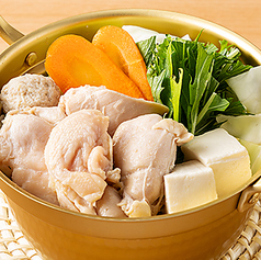 博多水炊き/博多水炊きうどん鍋<半玉・一玉>